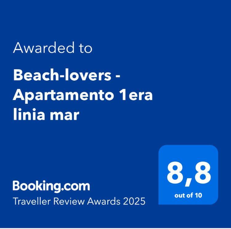 Beach-Lovers - Apartamento 1Era Linia Mar Miami Playa Dış mekan fotoğraf